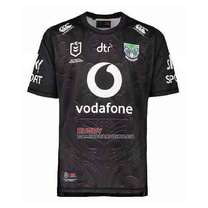 Camiseta Nueva Zelandia Warriors Rugby 2021 Negro